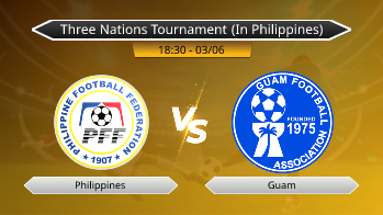 Three Nations Tournament (In Philippines) Philippines VS Guam